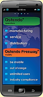 Ostendo Freeway on Smartphone